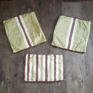 Nautica Laughline Plaid collection decorative pillow cases.